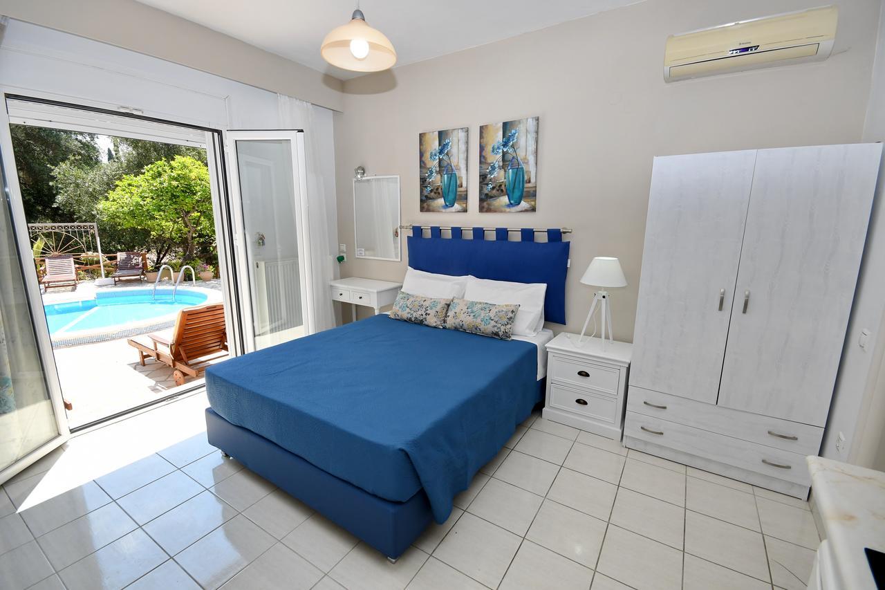 Angels Pool Studios And Apartments Paleokastritsa Bagian luar foto
